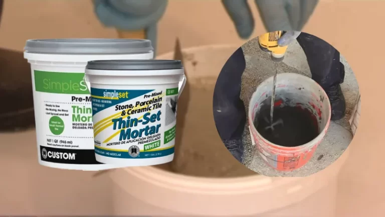 pre mix thinset vs mix it yourself